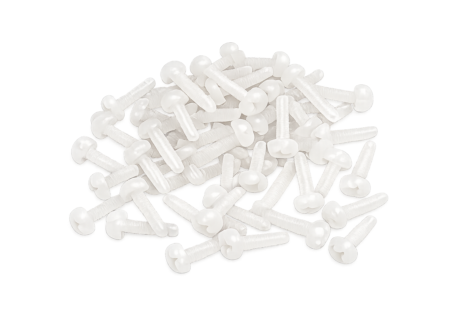 White Nylon Screw