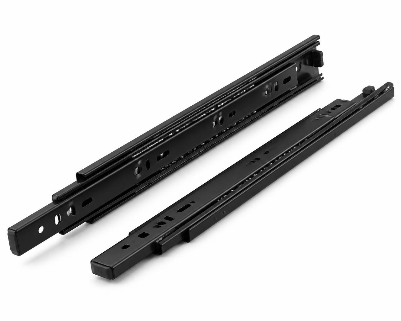 Black Prime Ball Bearing Drawer Slide (ECO, 35kg)