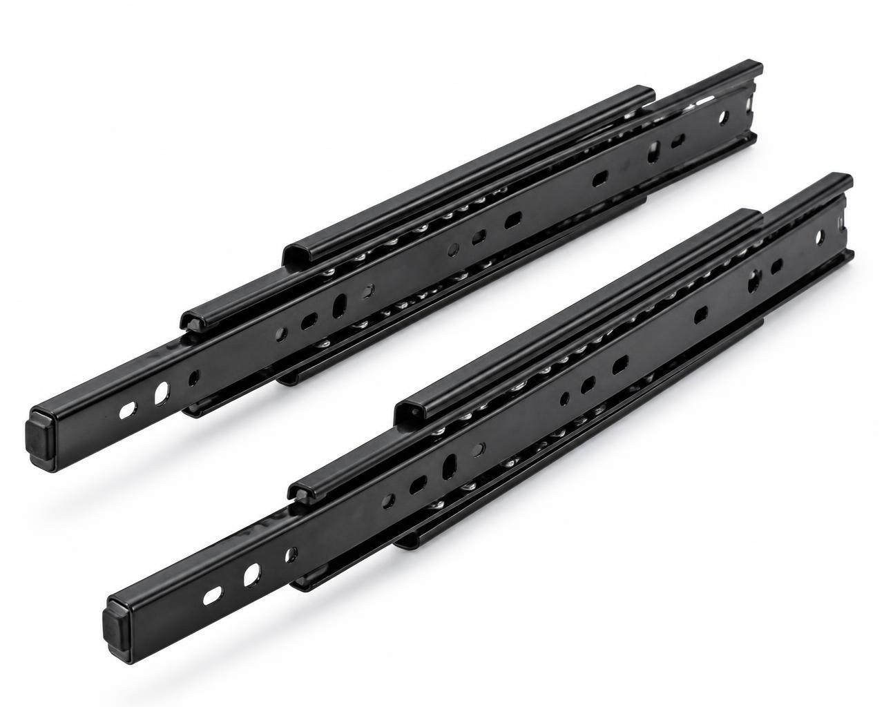 Black Premium Ball Bearing Drawer Slide (45kg)